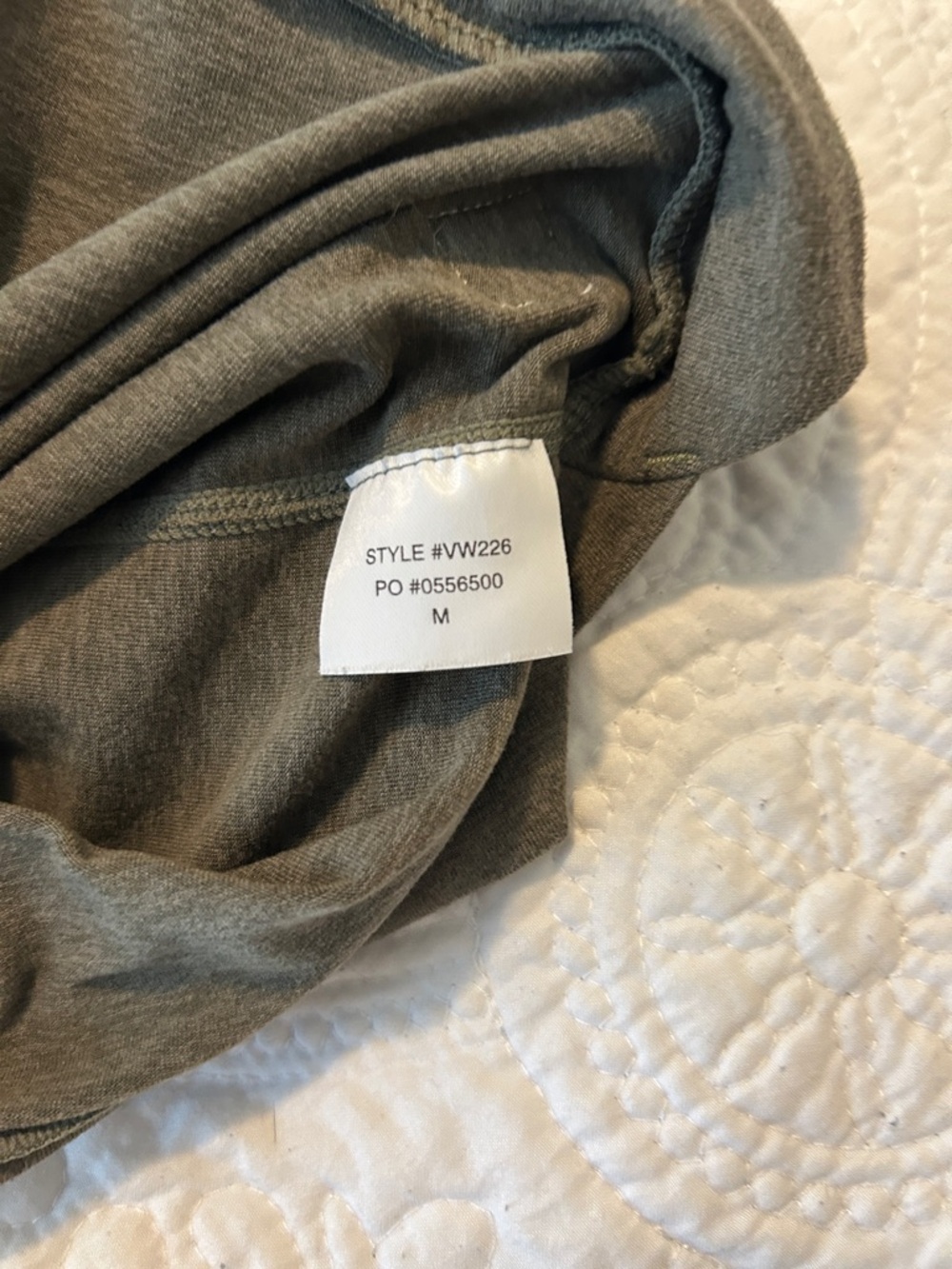 Vuori Women's Olive Green Lightweight Hooded Pullover Sweatshirt - Picture 12 of 12